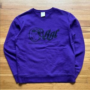 Billionaire Boys Club Bold Purple Crewneck Sweater